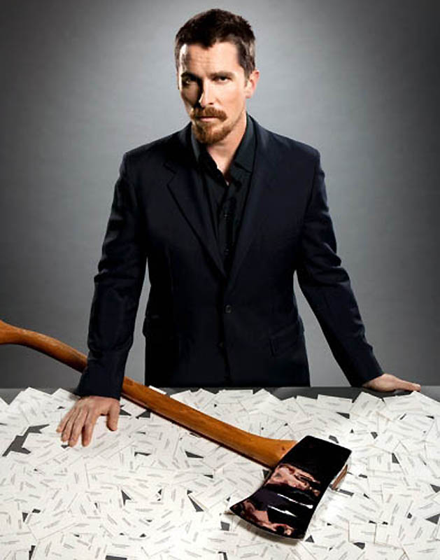 Christian Bale American psycho Empire photo shoot