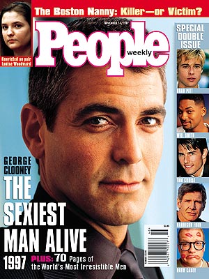 Sexiest Man Alive 1997 George Clooney