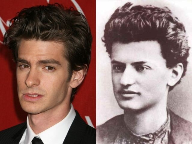 Andrew Garfield and Young Leon Trotsky