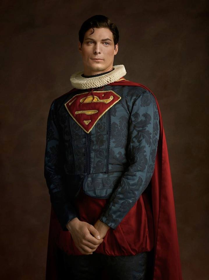 Супергерои в костюмах эпохи ренессанс Супермен
