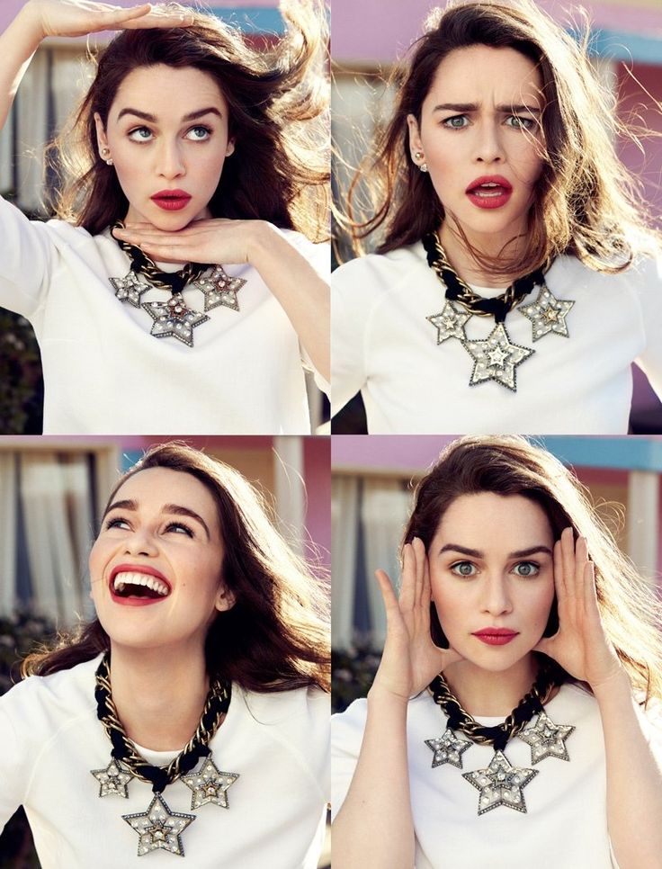 Эмилия Кларк фото эмоции Emilia Clarke photo emotions