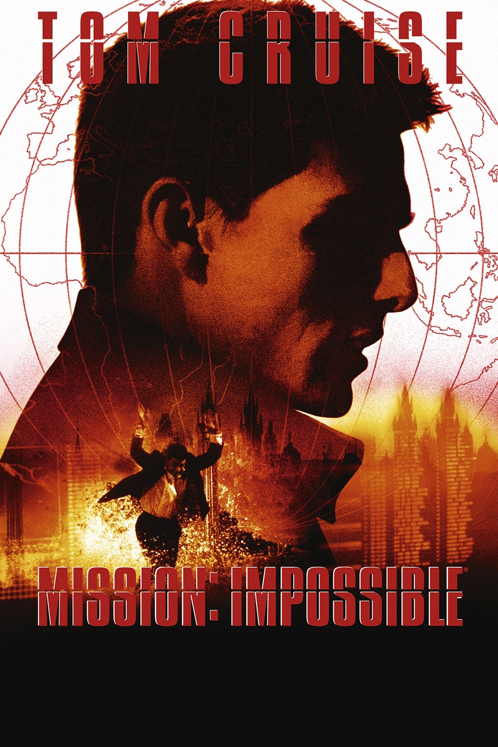 Миссия невыполнима (Mission Impossible) 1996 год постер