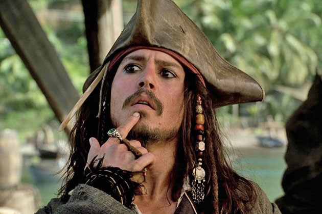 10 лучших ролей Джонни Деппа Пираты Карибского моря