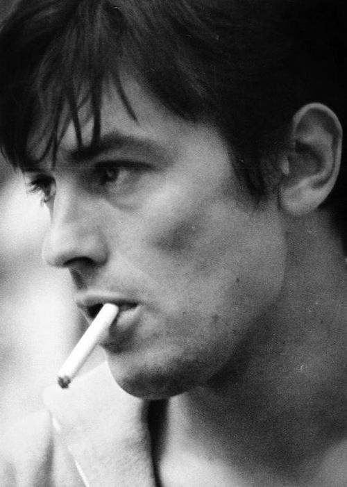 Ален Делон фото с сигаретой Alain Delon photo smoking