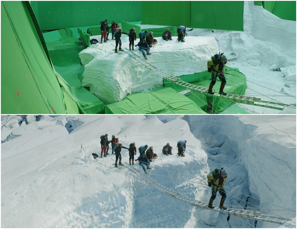 Эверест до и после спецэффектов 