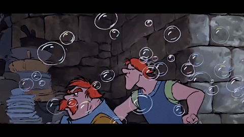 12 раз когда Disney использовал одни и те же иллюстрации Меч в камне (The Sword in the Stone) 1963